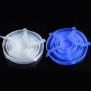 Tampas de Silicone Elásticas Reutilizáveis – Ajustáveis para Tigelas, Panelas e Alimentos