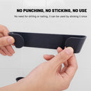 Suporte de Parede com Tampa Adesiva – Pote Organizador Suspenso (1/4 peças)