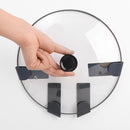 Suporte de Parede com Tampa Adesiva – Pote Organizador Suspenso (1/4 peças)