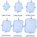 Tampas de Silicone Elásticas Reutilizáveis – Ajustáveis para Tigelas, Panelas e Alimentos