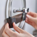 Suporte de Parede com Tampa Adesiva – Pote Organizador Suspenso (1/4 peças)