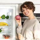 Conjunto 4 Potes de Silicone em Formato de frutas/legumes – Conservação de Frutas na Geladeira