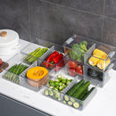 Organizador de Geladeira Empilhável com Tampa – Caixas Práticas para Alimentos