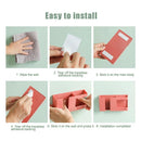 Suporte de Parede 2 em 1 para Celular e Controle Remoto – Caixa de Armazenamento Multifuncional Sem Furação