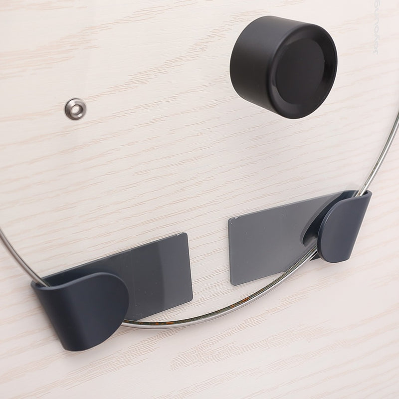 Suporte de Parede com Tampa Adesiva – Pote Organizador Suspenso (1/4 peças)